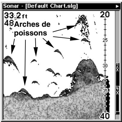 LOWRANCE LMS-240 - Portée - limites supérieures et inférieures - 4