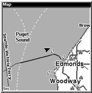 LOWRANCE LMS-240 - Écran divisé - carte/sonar - 1