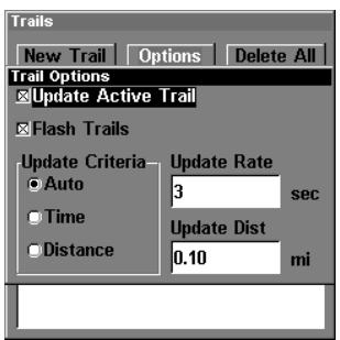 LOWRANCE LMS-240 - Piste du traceur - 3