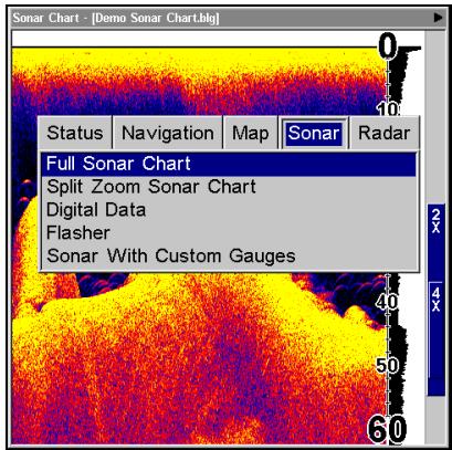 LOWRANCE LMS-525C DF - Écran du sondeur - 1