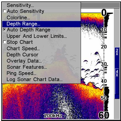 LOWRANCE LMS-525C DF - Portée en profondeur - automatique - 1