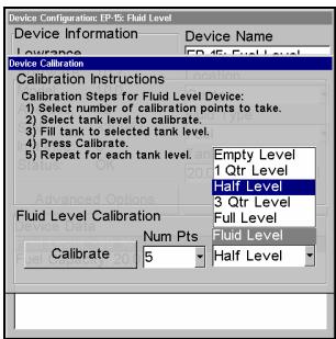 LOWRANCE LMS-525C DF - Étalonnage 3 points - 2