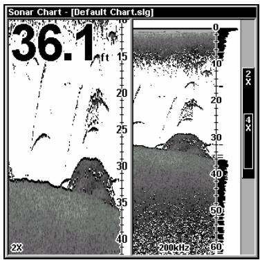 LOWRANCE LMS-525C DF - Écran sondeur partagé - 1