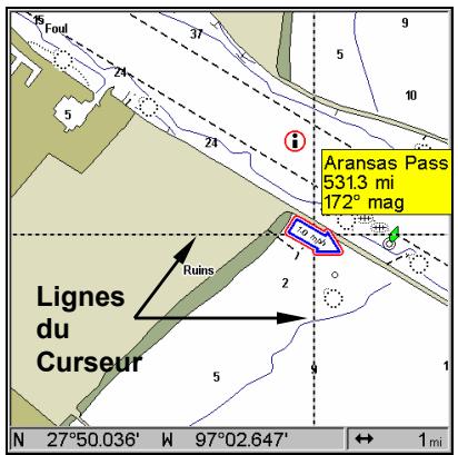 LOWRANCE LMS-525C DF - Pour visualiser les informations sur le courant de la marée: - 1