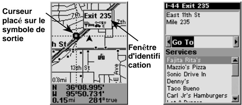 LOWRANCE MAPCREATE 6.2 - Services proposés aux sorties d'autoroutes - 1
