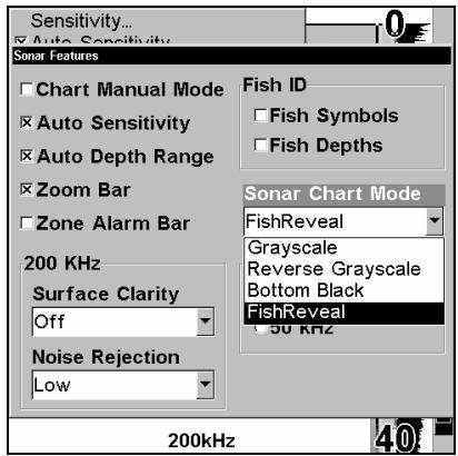 LOWRANCE X135 - FishRevealTM - 1