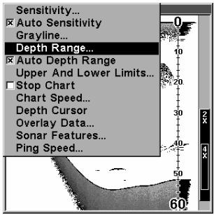 LOWRANCE X135 - Portée en profondeur - automatique - 1