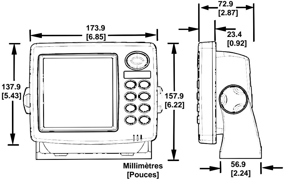 LOWRANCE X135 - Installation sur support - 1