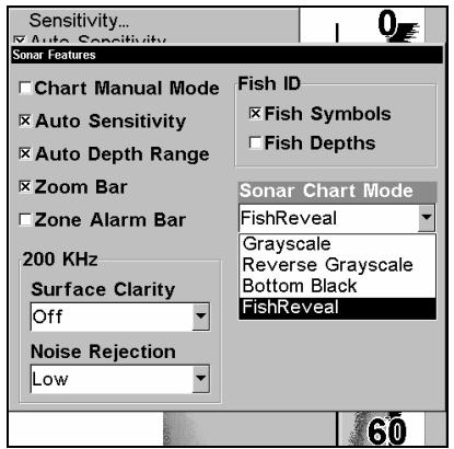LOWRANCE X136DF - FishRevealTM - 2