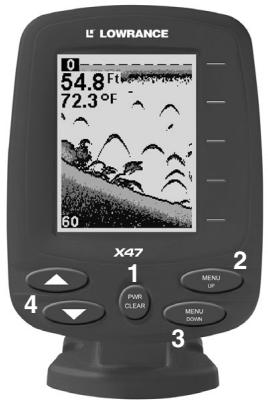 LOWRANCE X47 - Fonctionnement - 1