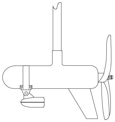 LOWRANCE X48 - Installation du support du moteur de pêche à la cuiller (X-48 Seulement) - 3