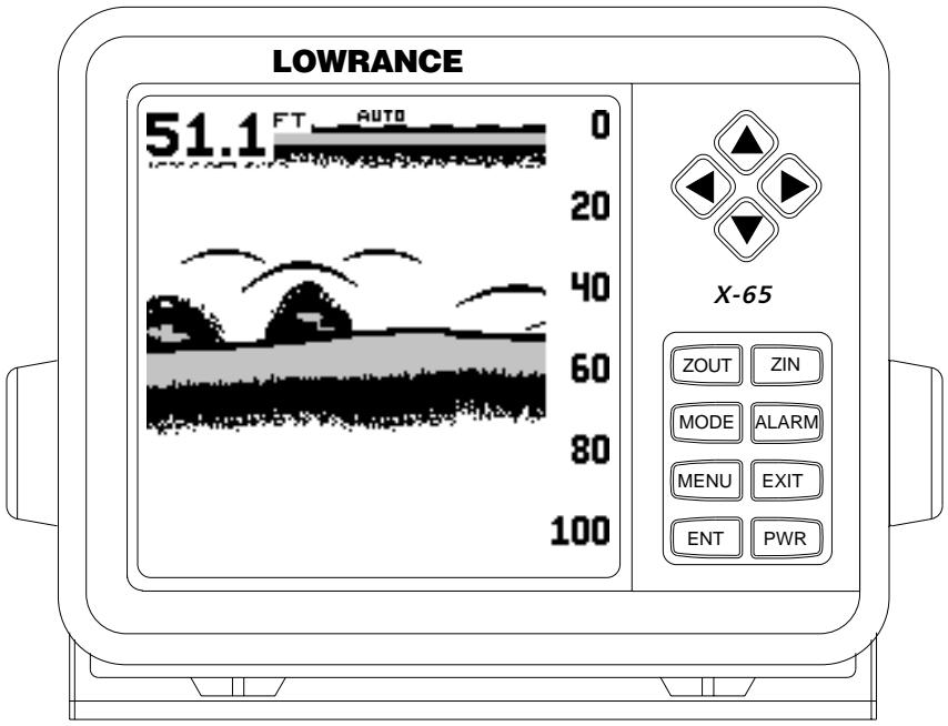 LOWRANCE X65 - Touches fléchées- - 1