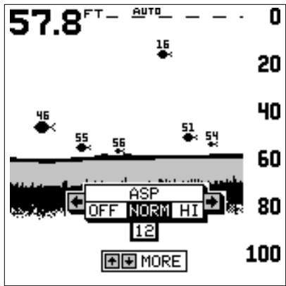 LOWRANCE X65 - ASP (traitement de pointe des signaux) - 1