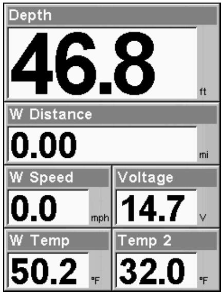 LOWRANCE X67C - Affichages - 4