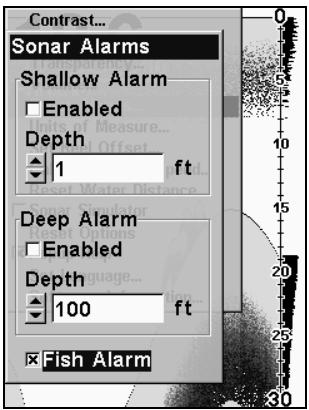 LOWRANCE X67C - Alarme de Poisson - 1