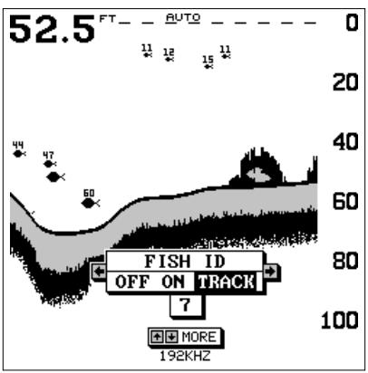 LOWRANCE X85 - Repérage des poissons - 1