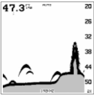 LOWRANCE X85 - ZOOM: modeautomatique - 1