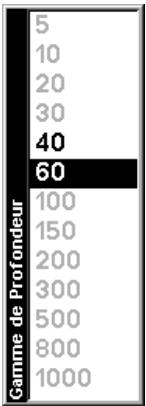 LOWRANCE X87 - Échelle: mode automatique - 1