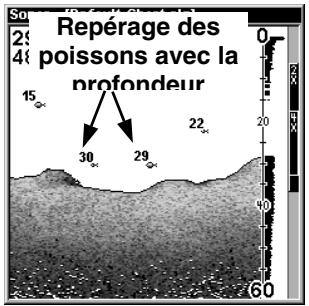 LOWRANCE X87 - Profondeur du poisson (FishTrackTM) - 3