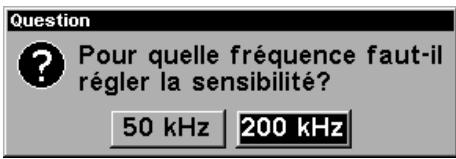 LOWRANCE X88DF - Pour régler la sensibilité: - 1