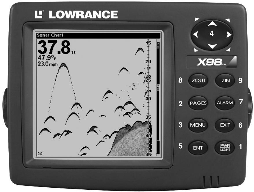 LOWRANCE X97 - Section 3: fonctionnement de base - 1