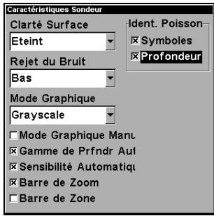 LOWRANCE X98DF - Profondeur du poisson (FishTrackTM) - 2