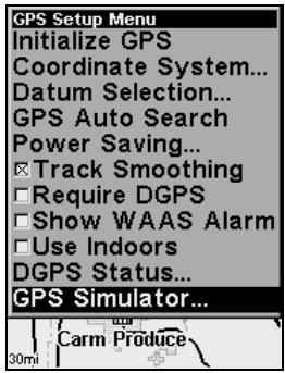 LOWRANCE IFINDER H2O - GPS Simulator - 1
