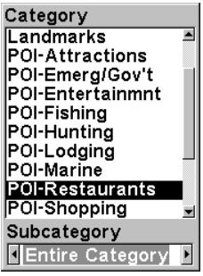 LOWRANCE IFINDER H2O - Find Map Places or Points of Interest (POI) - 3