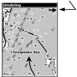LOWRANCE IFINDER H2O - Map Orientation - 2