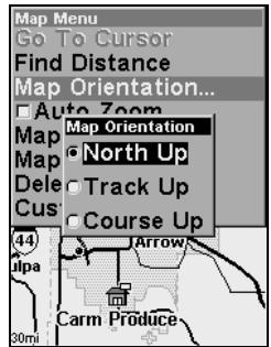 LOWRANCE IFINDER H2O - Map Orientation - 4