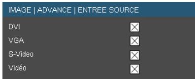 OPTOMA EP727 - Source d'entrée - 1