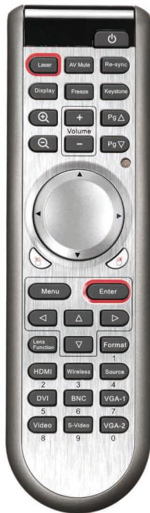 OPTOMA EP783L - Panneau de commandes et télécommande - 2