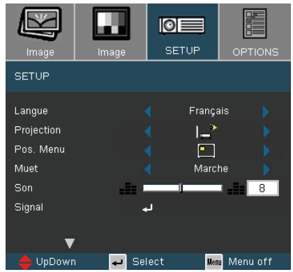 OPTOMA EP783L - Hauteur image - 2