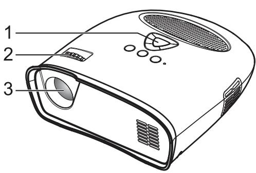 OPTOMA PT100 - Acerca de su projector - 1