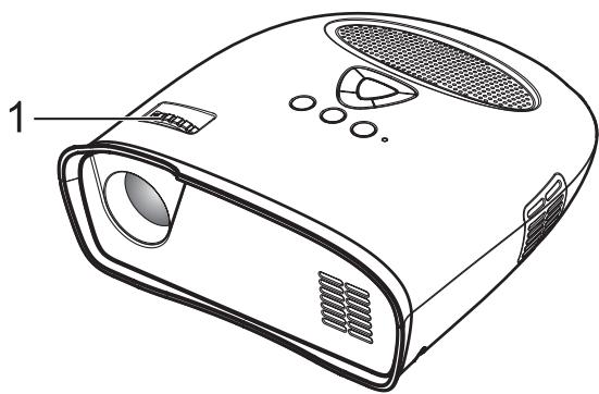 OPTOMA PT100 - Projectorfocus regelen - 1