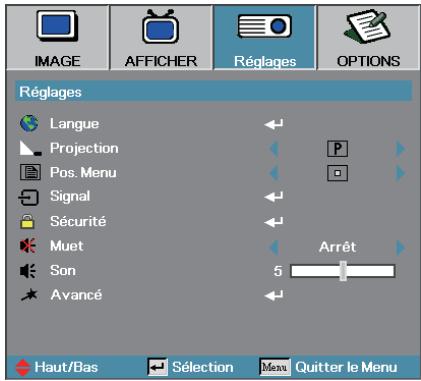 OPTOMA EW1691E,  EW330E,  EW605ST,  EW610ST,  EW675UTIS,  EW695UT,  EW762 - MENU - 1