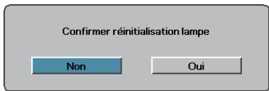 OPTOMA EW1691E,  EW330E,  EW605ST,  EW610ST,  EW675UTIS,  EW695UT,  EW762 - Mise à 0 lampe - 1