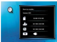 OPTOMA ML300,  ML500 - AFFICHER LES INFORMATIONS DU PROJECTEUR - 13