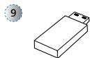 OPTOMA ML300,  ML500 - DESCRIPTION DU CONTENU DE LA BOITE - 4