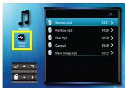 OPTOMA ML300,  ML500 - Sélectionner une source de données - 3
