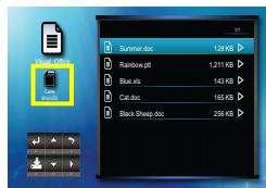 OPTOMA ML300,  ML500 - Sélectionner une source de données - 5