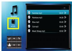 OPTOMA ML300,  ML500 - Sélectionner une source de données - 5