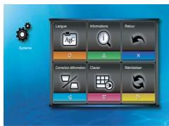 OPTOMA ML300,  ML500 - RéGLAGES D'AFFICHAGE - 16