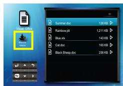 OPTOMA ML300,  ML500 - Sélectionner une source de données - 8