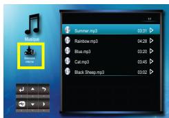 OPTOMA ML300,  ML500 - Sélectionner une source de données - 8