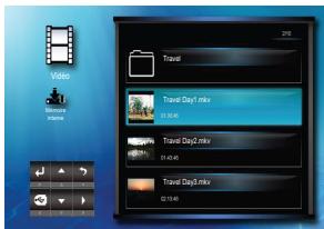 OPTOMA ML300,  ML500 - Éléments du sous-menu - 1