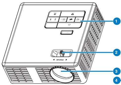 OPTOMA ML550 - Contenu de la boîte - 1