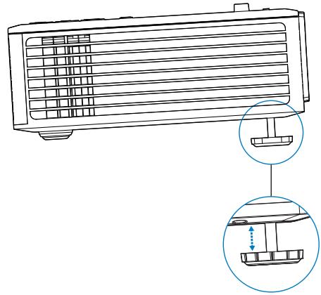 OPTOMA ML550 - Baisser le projeteur - 2
