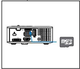 OPTOMA ML550 - Comment configurer le type de fichier pour le multimédia avec microsd - 3