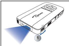 OPTOMA PK120,  PK301,  PK320 - RÉGLEZ L'IMAGE PROJETÉE - 2